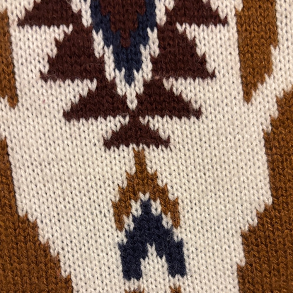 Brown Sweater with Bull Skull Design - Picture 6 of 7